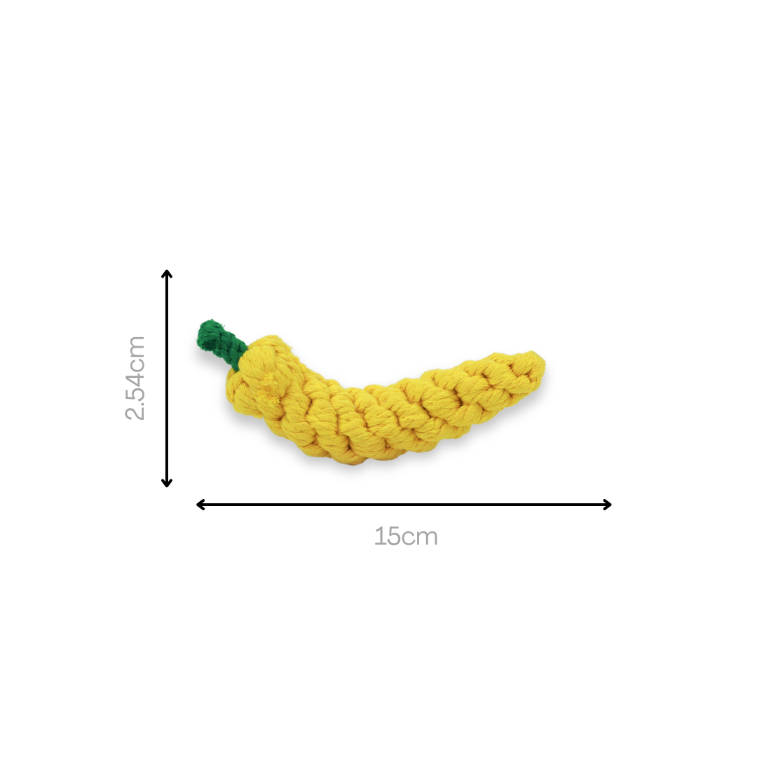 Handmade Yellow Chili Rope Toy