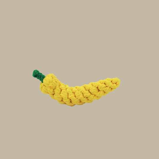 Handmade Yellow Chili Rope Toy